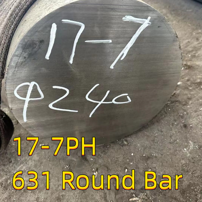 SUS631 Stainless Steel Bar 17-7PH Bahan Baku Batang Bulat Dia 120mm