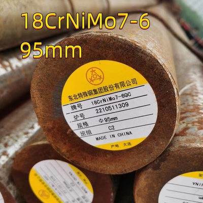 Bar bulat baja paduan yang digulung panas DIN 1.6587 17CrNiMo6 18CrNiMo7-6 Baja OD 95mm