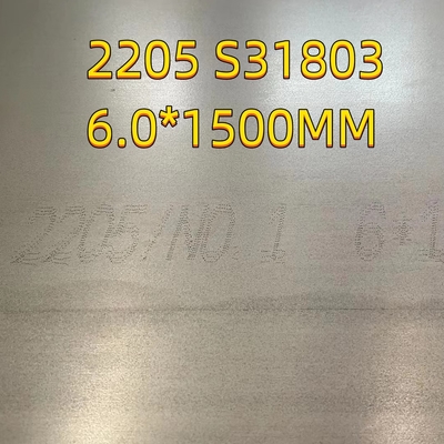 Pelat Stainless Steel Astm A240 S31803 S32205 Nace Mr 0175 6000 X 1500 X 8mmthk
