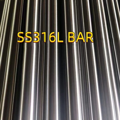 ASTM Solid Stainless Steel Round Bar A-276 TYPE-316L Terang 500mm