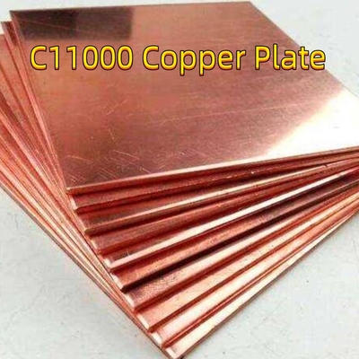 1/2H C1011 Cu-Dhp Pure Copper Plate C1100 C12200 C71500 C61400 C17200 0,5*600*2000