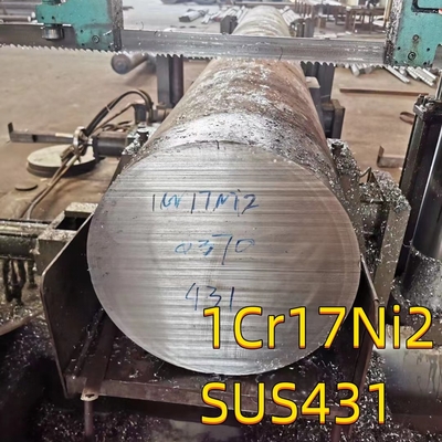 SUS 431 Bar Bulat Digunakan EN10088-5 X17CrNi16-2/1.4507 115mm 300mm Poros