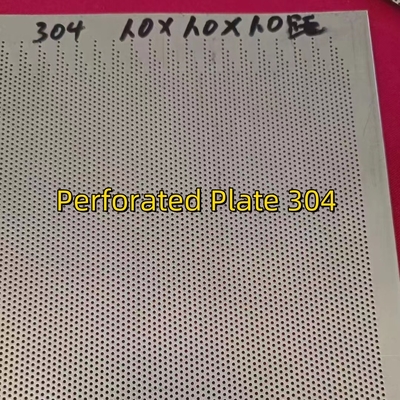 Perforated Sheet Stainless Steel 304 0.5MM THK X HOLE Ø0.5MM X PITCH 1MM X W1000MM X2000MM