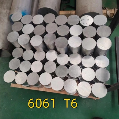 Bar bulat tanah di stok MATERIAL: Bar paduan aluminium ASTM B-211 ALLOY 6061 T6 Digunakan untuk cetakan