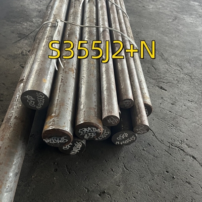 EN 10028 S355J2 Bar Bulat Dia 50*6000MM DIN 1.0577 (S355J2+N) ST52-3 Bar Baja Alloy