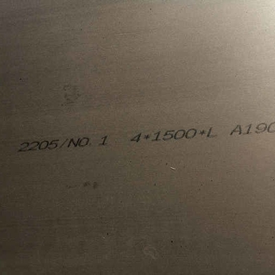 S32205 Duplex4mm Ketebalan 1500*6000mm Duplex Steel 2205 Plat baja tahan karat