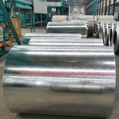 ASTM A653 G90 DX51D SGH340 Kekuatan Tinggi Dengan Lapisan Galvanized Z275 Steel Coil Zero Spangle