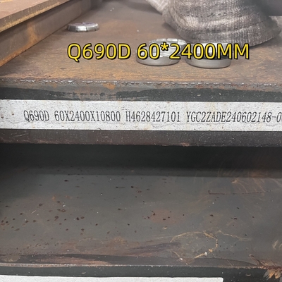 Piring baja paduan panas berkualitas tinggi EN 10025 Q690D Q690E S690Q S690QL 60*2500mm