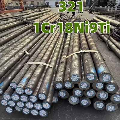Batang Bulat Baja Tahan Karat ASTM A276 SS 321 OD 110mm Tahan Panas