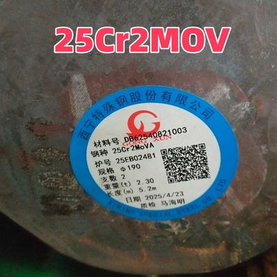 Baja tempa bergelombang 25Cr2MoVA baja paduan 150*6000mm Multidiameter Shaft