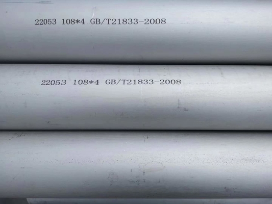 2205 Duplex Astm A790 Pipa Stainless Steel UNS S31803 UNS S32205 S322053 Tabung Mulus