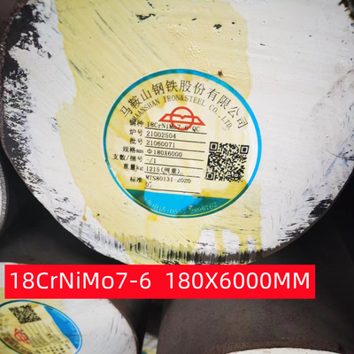 EN 10084 DIN1.6587 Baja paduan Bar bulat 17CrNiMo6 18crnimo7-6 Normalized Annealed quenched OD 200mm
