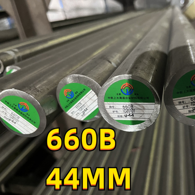 ASTM A453 Kelas 660 660B Paduan Baja Rinsing 45mm Bar Bulat Untuk Turbin Gas Suhu Tinggi