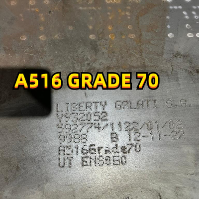 Plat Baffle Baja Boiler Dan Bejana Tekan ASTM A516 GR70 16mm