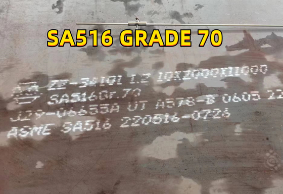 Plat Baffle Baja Boiler Dan Bejana Tekan ASTM A516 GR70 16mm