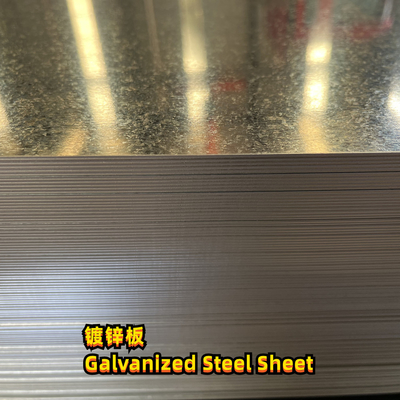 Bahan DX51D-Z275 ASTM A653 G90 Lapisan Baja Galvanis 3.0x1250*2500MM Nol Spangle