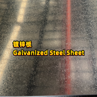 Bahan DX51D-Z275 ASTM A653 G90 Lapisan Baja Galvanis 3.0x1250*2500MM Nol Spangle