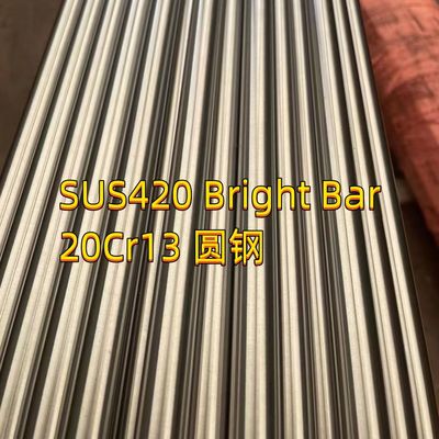 SUS420 Stainless Steel Bar Batang Bulat 1.4037 X65Cr13 AISI 420 11.6 H11 Panjang 3m