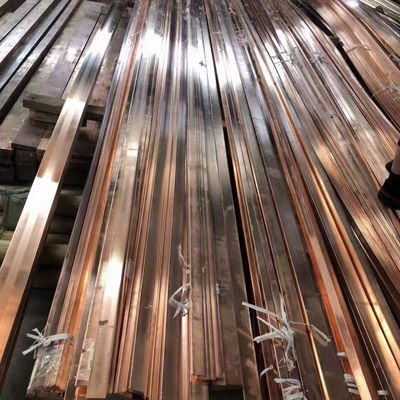 Bar Tembaga Murni Bentuk persegi 20*20 30*30mm Bar Tembaga Merah C1100 1/2H Hard Shaft