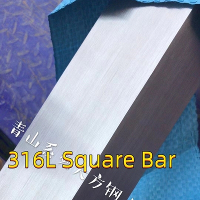 DIN1.4404 SUS316L Stainless Steel Square Bar 25.4*25.4mm Panjang 3000mm