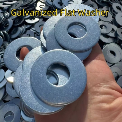 Bulat Galvanis Baja Ringan Flat Washer Plain Washer Spring Washer