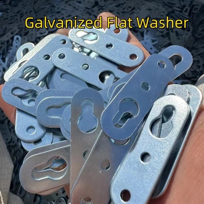 Bulat Galvanis Baja Ringan Flat Washer Plain Washer Spring Washer