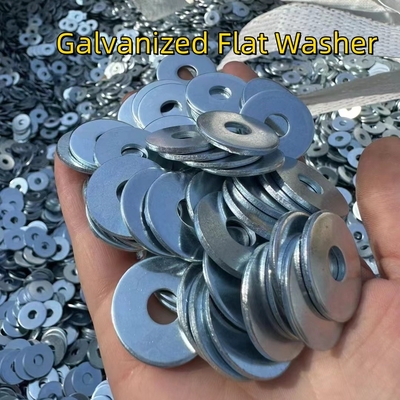 Bulat Galvanis Baja Ringan Flat Washer Plain Washer Spring Washer