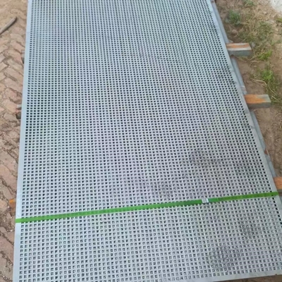 310S 1.4845 Lembar stainless steel dengan lubang 1.0MM THK X HOLE Ø2MM X PITCH 3MM X L1219MM X 2438MM