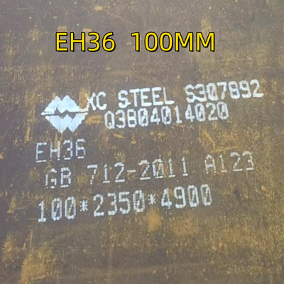 AH36 Piring Baja 10mm Tepi 2,4m * 1,2m Bahan yang akan diledakkan dan dimasukan dengan primer las