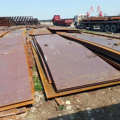 Ukuran pelat baja tahan karat AH36: 50mmT x 2438mmW x 1500mmL Pelat baja kapal CCS LR BV Kelas Untuk Marinir