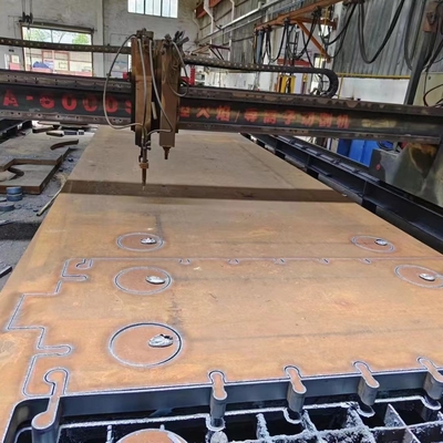 DIN EN10025-2 S355J2+N 1.0577 Granulator Lembar baja casing atas 12*1524*6096mm