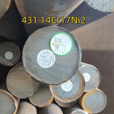 Cetakan kaca dari baja tahan karat 14Cr17Ni2 AISI 431 Bar bulat 150mm 170mm DIN1.4057 Rod