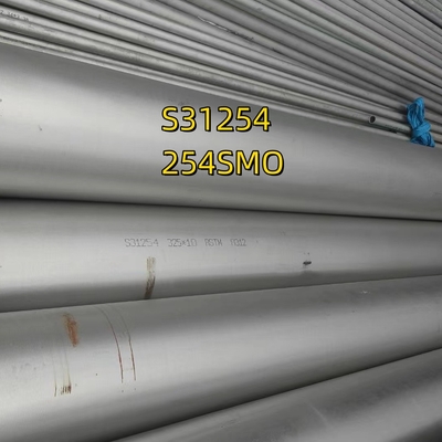 UNS S31254 (254SMO) Tabung tanpa jahitan OD: 38,1 mm Ketebalan tabung: 3 mm Panjang 6M