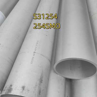 ASTM A790 254SMO Tabung Mulus Stainless Steel S31254 Perlengkapan Pipa 254 Tabung SMO