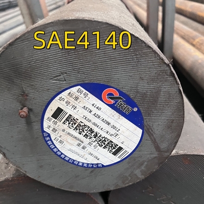 Bar paduan tanah (dilempar) MATERIAL ASTM A29/A29M GR. 4140 Bar bulat baja bergelombang panas tegangan tinggi