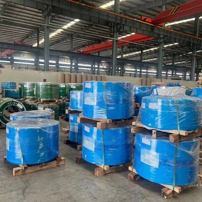 Strip Stainless Steel SUS316Ti yang Digulung Dingin/ SS 31668 DIN1.4571 Koil Dengan Ba/2B 8K/Hl Permukaan 0,5*100mm