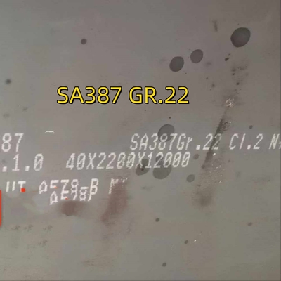 CS Piring baja boiler paduan 2000 x 12000 6 mm ASME SA387 Gr.22 CL2 Piring baja paduan