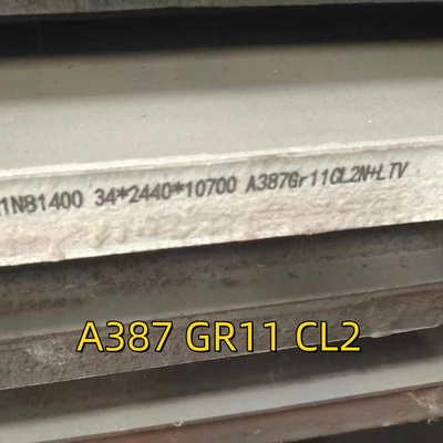 CS Piring baja boiler paduan 2000 x 12000 6 mm ASME SA387 Gr.22 CL2 Piring baja paduan