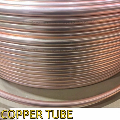Tabung Tembaga Murni 99,9% JIS H3300 OD 1 1/4 ′′ x 2 mm x L 3500 mm Tabung Tembaga Merah 9.5*1.5