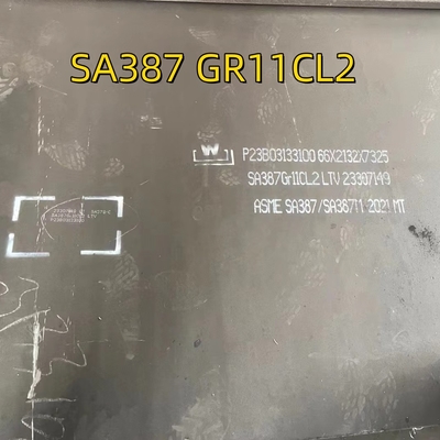 ASTM SA/A387 GR11 CL2 Lembar Baja Alloy 6000 x 2000 x 10 mm Lembar Baja Kapal Tekanan Boiler