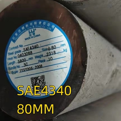 SAE 4340 Dia 300mm Panjang 3000mm DIN 1013 DIN 1.6565 / 40CrNiMo 6 QT Solid Bar