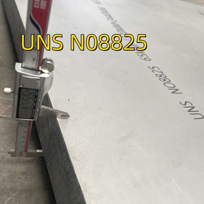 Ukuran Lempeng: 4×8×10 mm tebal Material Grade Inconel 825 Alloy Steel Plate