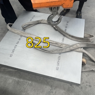 Ukuran Lempeng: 4×8×10 mm tebal Material Grade Inconel 825 Alloy Steel Plate