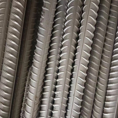 Hot Rolled 316L / 304 Baja tahan karat Bar Thread Deformed Baja tahan karat Reinforcing Baja tahan karat untuk Bangunan