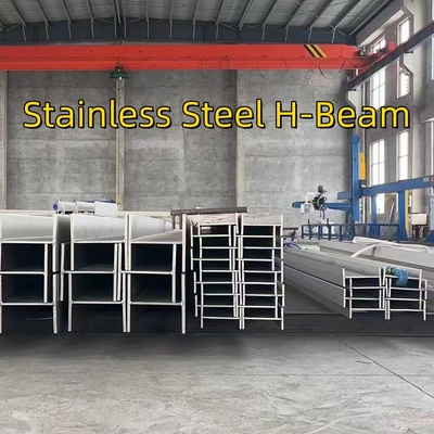 Baja Profil H Baja Tahan Karat SUS304 Gulung Panas Kekuatan Tinggi Dilas 200*200*10*10*6000