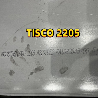 Plat Stainless Steel 2205 Plat Baja Duplex ASME SA240 S32205, S31803 Plat Baja Duplex 2205