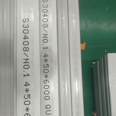 Hot Rolled SS 304 Flat Bar 304 Stainless Steel Flat Bar 4 * 50 * 6000mm