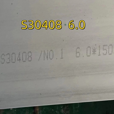 ASTM A240 TP304 S30408 1.4301 Lempeng baja tahan karat NO.1 Permukaan 1500x3000mm Ukuran
