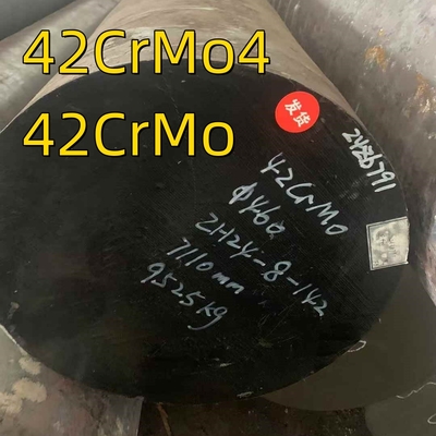 42CrMo Hot Rolled Forged Round Bar OD 460mm 42CrMo4 DIN1.7225 Pemadam dan Pemanasan Pemanasan