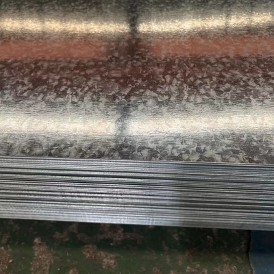 JIS G3302 SGCC DX51D Hot Dip GI Sheet Lebar lembar biasa 914mm 1250mm 80g/m2 Untuk lembar bergelombang